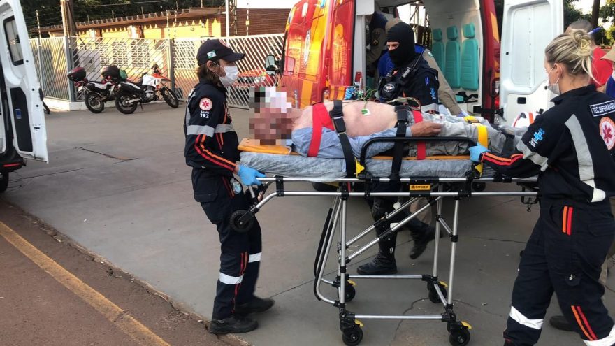 Idoso pede socorro no 3º Comando Regional do Corpo de Bombeiros ao ser vítima de parada cardiorrespiratória
