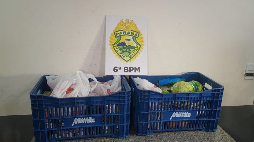 Fazendo “rancho”: homem é preso após furtar mercadorias em dois supermercados