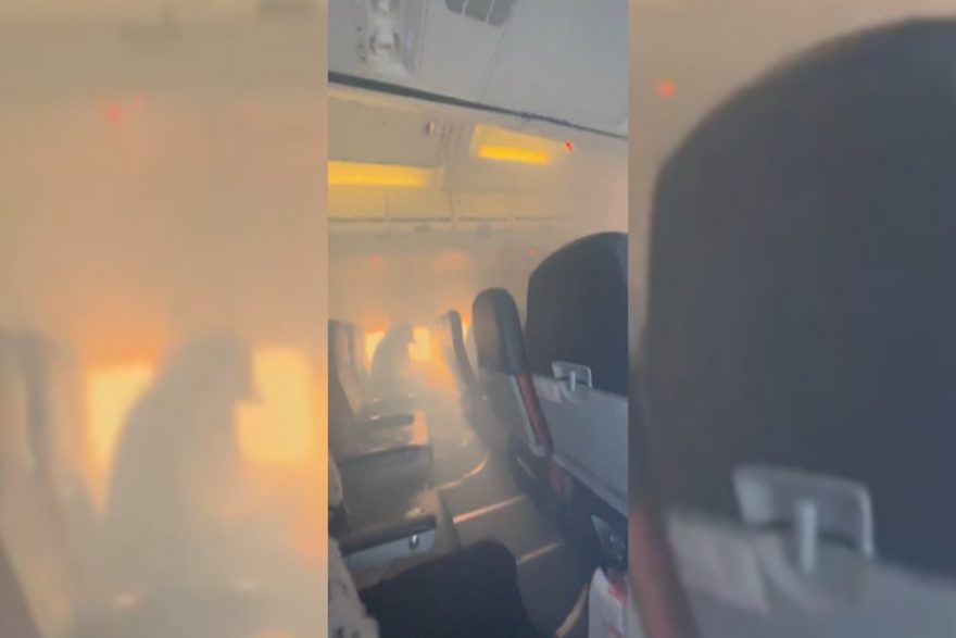 Avião da Gol faz pouso de emergência após fumaça branca invadir cabine dos passageiros