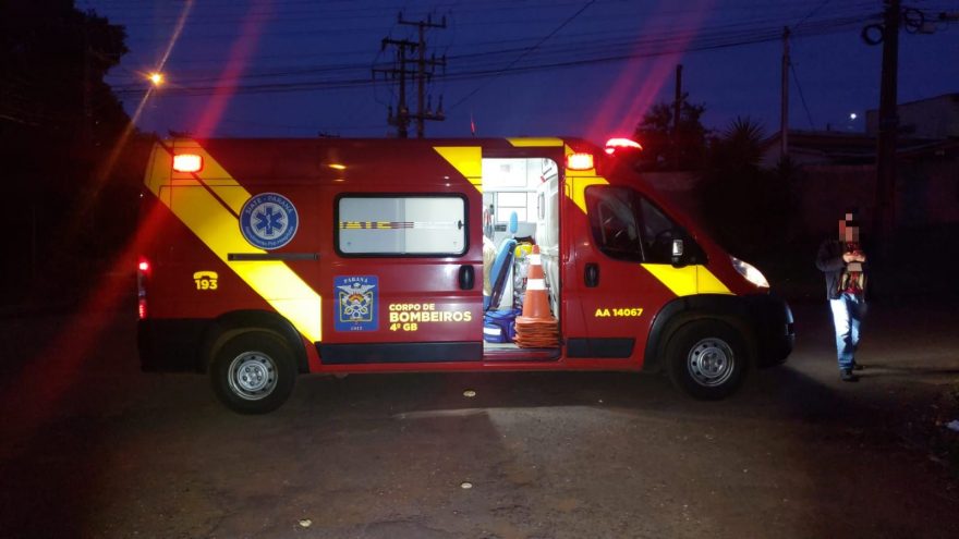 Adolescente fica ferido em acidente na Rua Serra de Santana esquina com Rua Pedra Branca