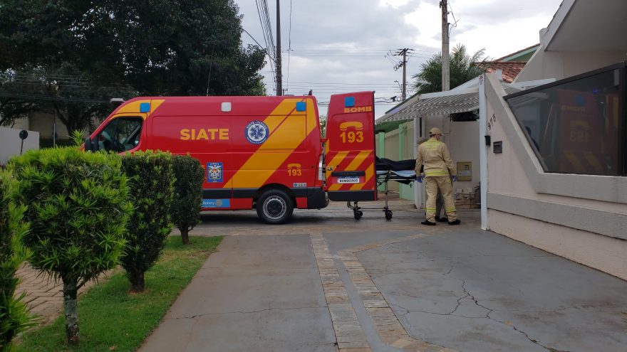 Siate é mobilizado para socorrer pessoa ferida na rua Bom Jesus