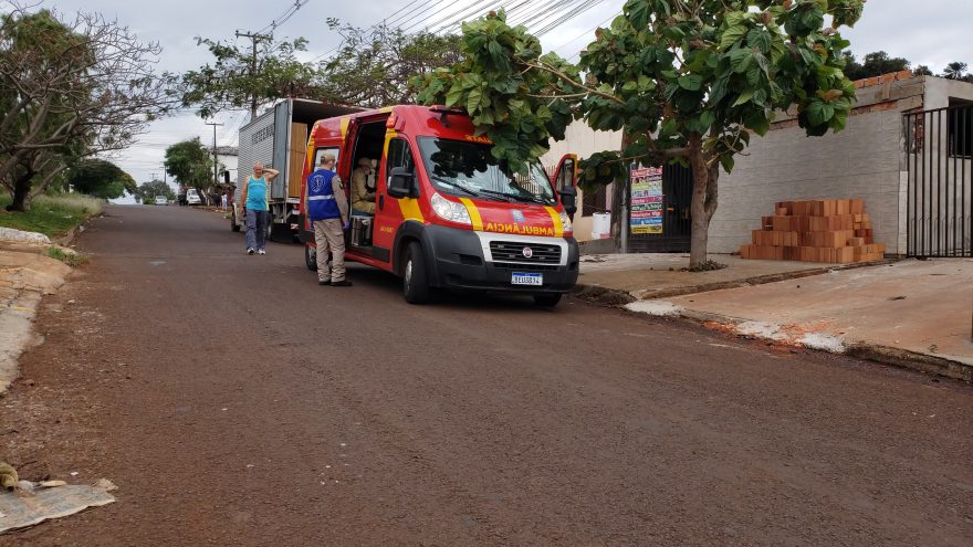 Siate é mobilizado para atender pessoa ferida no bairro Brasília