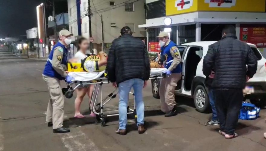 Colisão de trânsito deixa homem ferido na Avenida Tancredo Neves