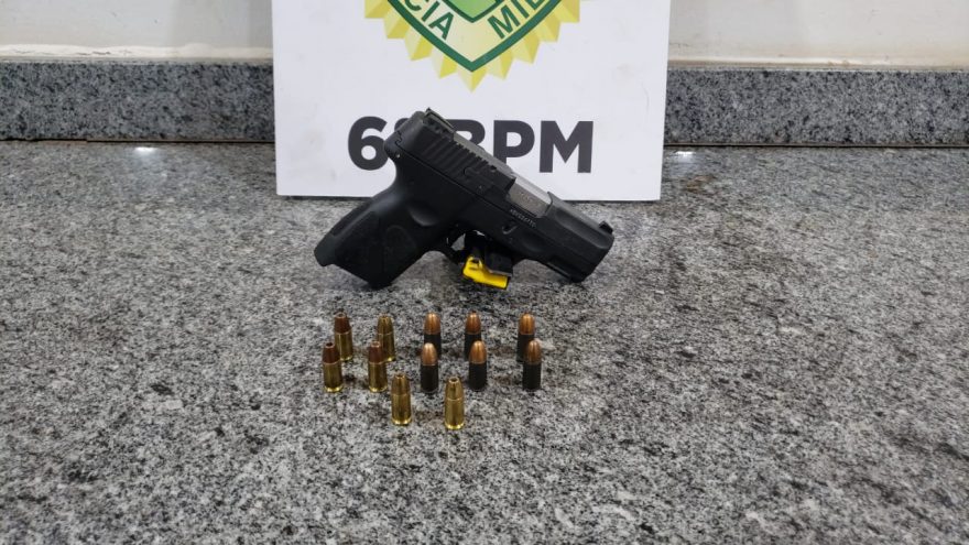 Homem é preso com arma de fogo pela Polícia Militar