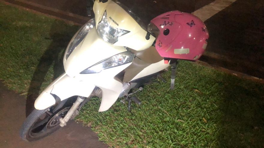 Acidente entre moto e carro é registrado no Pioneiros Catarinenses