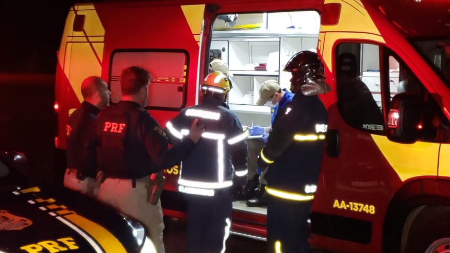 Siate é mobilizado para atender suposta vítima de atropelamento na BR-277