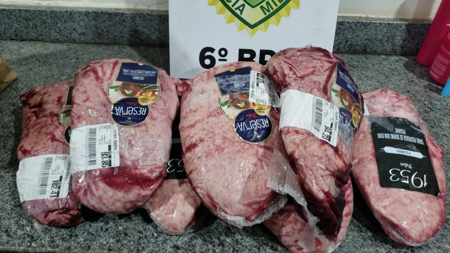 Churrasco cancelado! Mulher é presa após furtar quase R$ 1 mil em peças de picanha