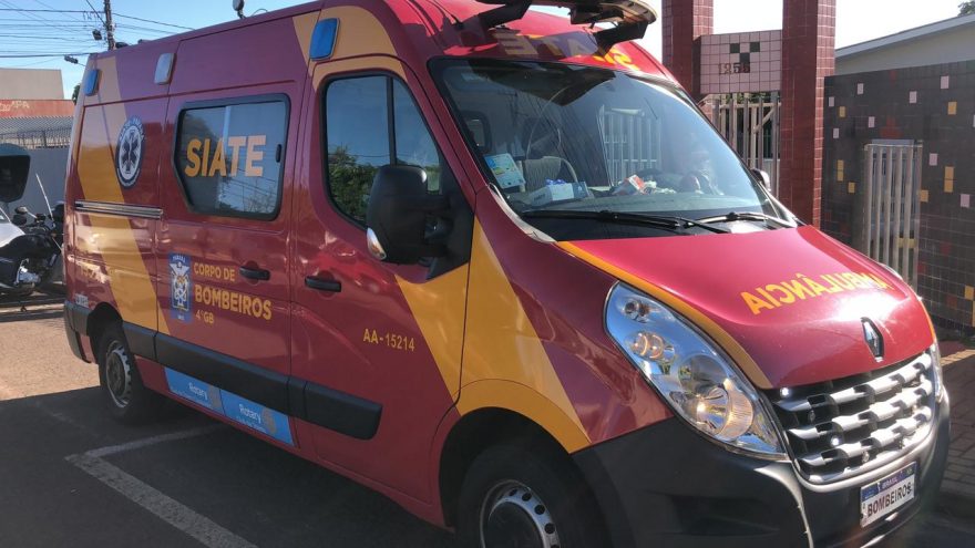 Siate é mobilizado para atender criança que caiu enquanto brincava