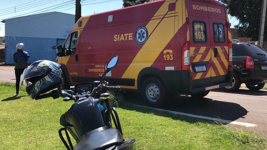 Siate é acionado para atender vítima de queda de moto no bairro XIV de Novembro
