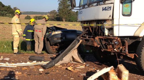 Imagem referente a Homem morre e outro fica em estado grave em acidente de trânsito PR-486