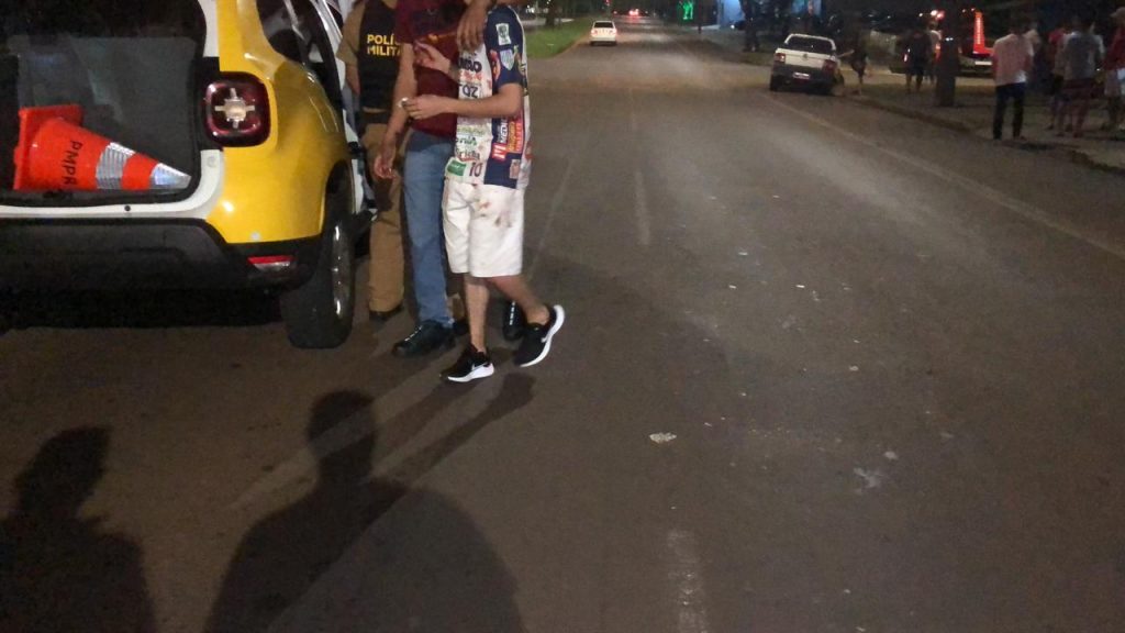 Adolescente que conduzia Celta envolvido em colisão com Strada é apreendido pela PM