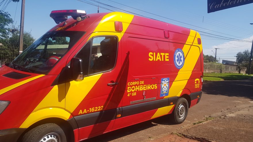 Siate é mobilizado para atender pessoa ferida no bairro Neva
