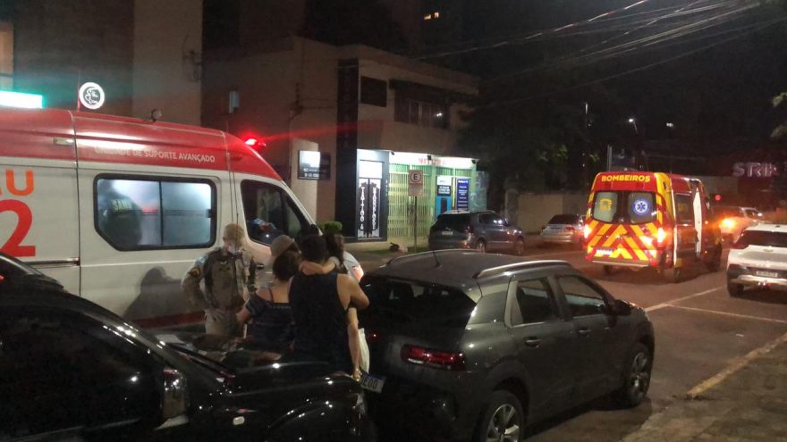 Mulher engasgada com carne é socorrida na Feira do Pequeno Produtor
