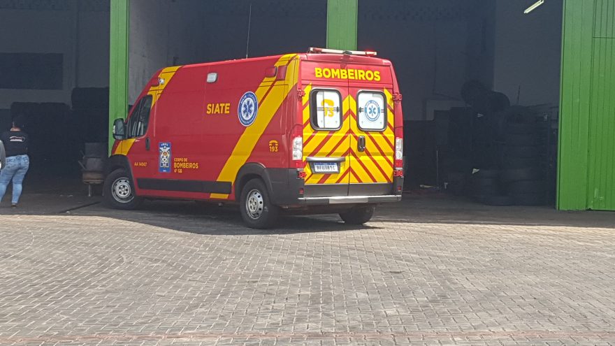 Siate é mobilizado para atender vítima de acidente de trabalho no bairro Pacaembu