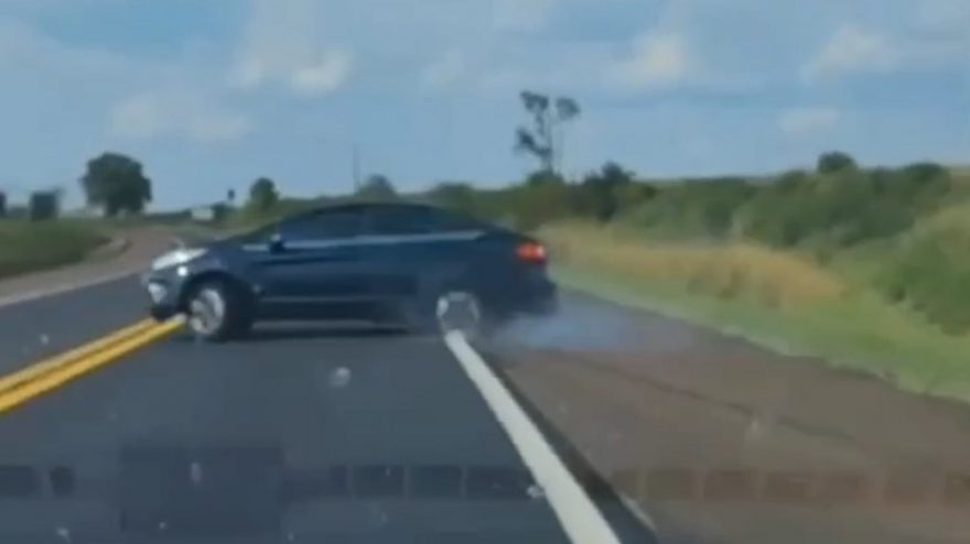 Vídeo: Veículo carregado com cigarros é apreendido após intensa perseguição na BR-369