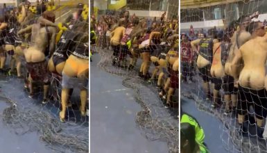 Imagem referente a ‘Paredão de Bunda’: Alunos de universidade exibem nádegas em evento em São Carlos