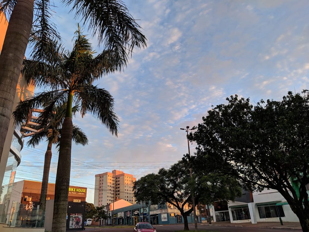 Faz 34°C em Cascavel nesta quinta-feira