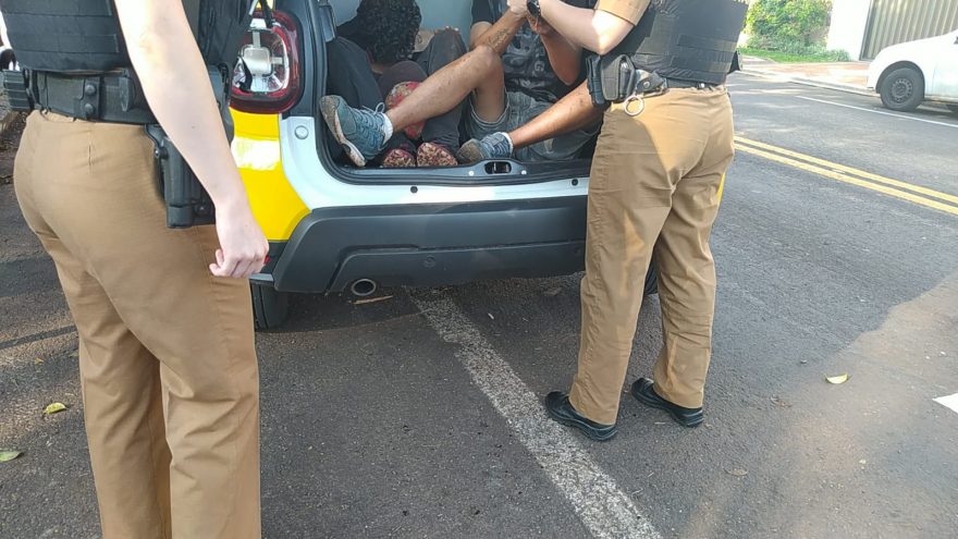 PM é mobilizada para atender ocorrência de suposto furto de cabos e ameaça com facão