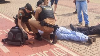 Idoso atropelado por bicicleta na frente da Catedral não resiste e morre no hospital