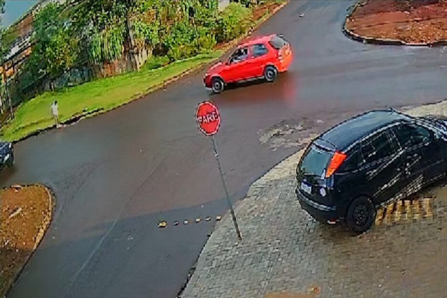 Câmera flagra atropelamento do menino de 12 anos em Cascavel