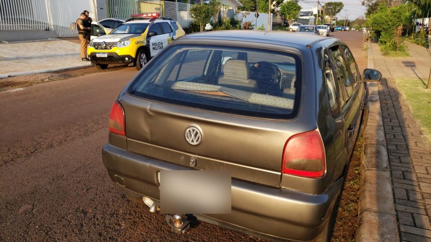 Veículo Gol com indicativo de furto é encontrado no Maria Luiza