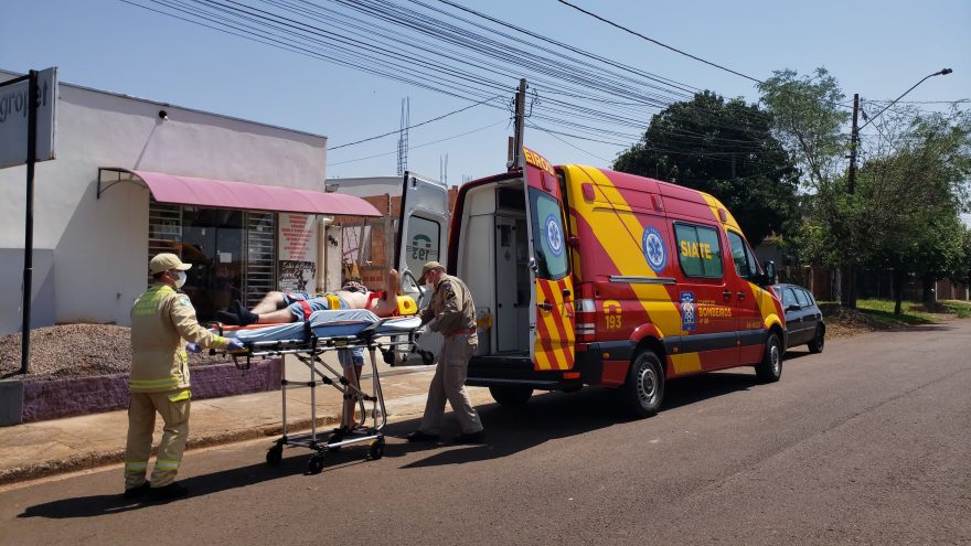 Homem cai do telhado e fica ferido no Bairro Universitário