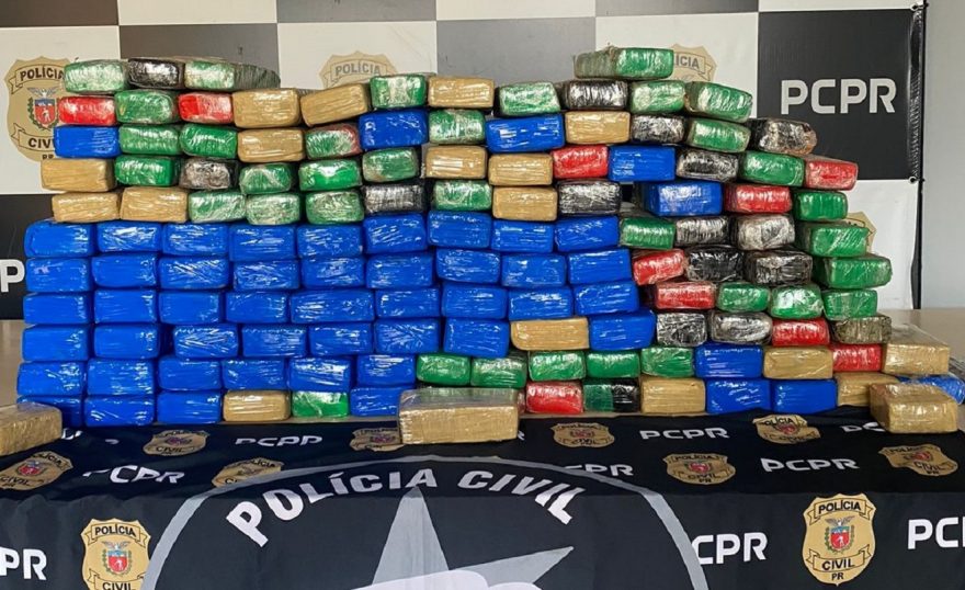 Denarc de Cascavel realiza grande apreensão de drogas