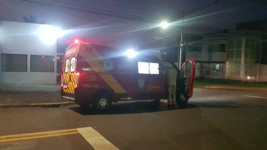 Ciclista fica ferido em acidente entre bicicleta e carro no Coqueiral