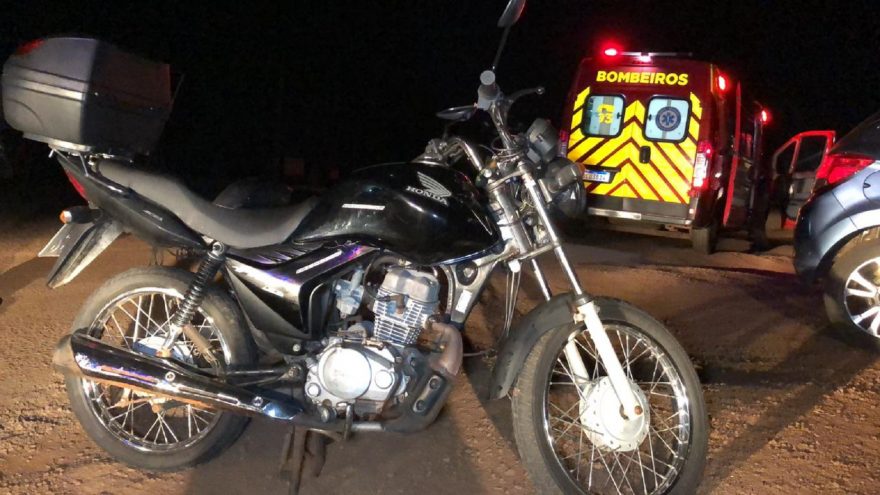 Motociclista fica ferido ao ser fechado por carro na rodovia BR-369