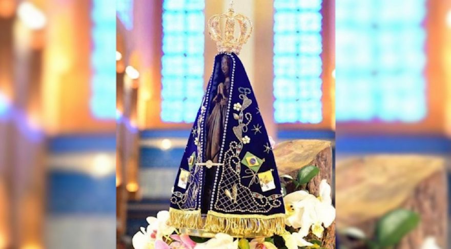 Imagem peregrina de Nossa Senhora Aparecida sobrevoará Cascavel pela 1ª vez