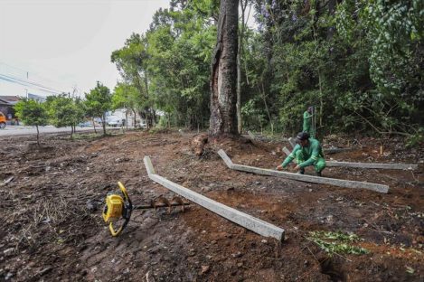 Imagem referente a Moradores pedem no Fala Curitiba e Prefeitura faz nova área de lazer e revitaliza bosque