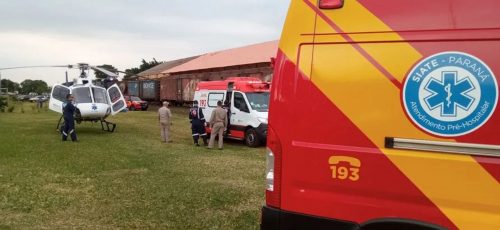 Homem fica gravemente ferido ao ser atropelado por trem em Mandaguari Imagem referente a Homem fica gravemente ferido ao ser atropelado por trem em Mandaguari