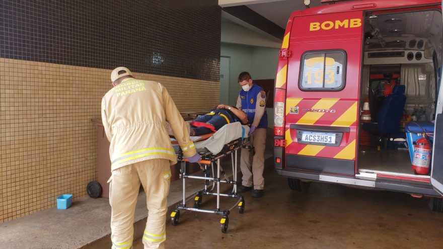 Mulher de 58 anos é atropelada por motocicleta na rua Xavantes em Cascavel