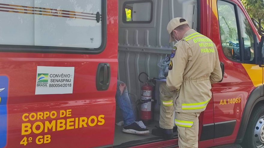 Homem fica ferido ao sofrer queda de motocicleta no Floresta