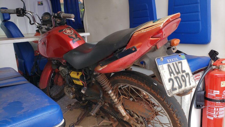 GM de folga recupera motocicleta com indicativo de furto
