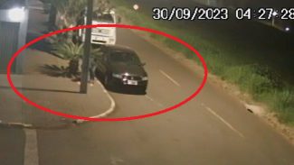 Mais um furto de hidrante é flagrado por câmeras em Cascavel