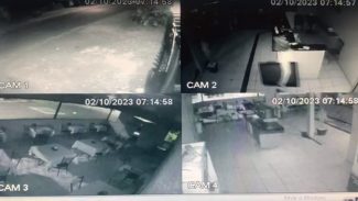 Câmera flagra ação de ladrão em Pizzaria no Consolata