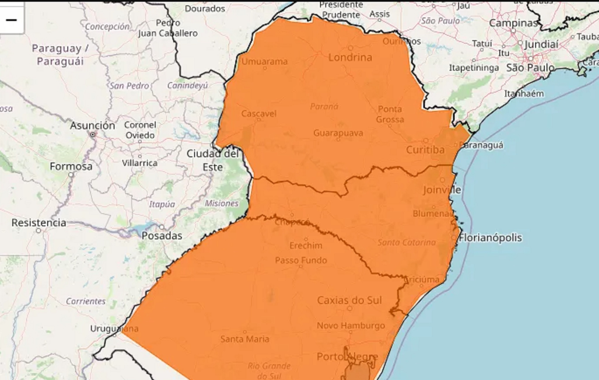 Alerta Laranja Inmet Emite Alerta De Tempestades Para O Paran Cgn O Maior Portal De