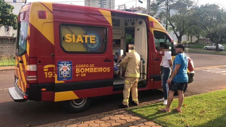 Homem passa mal e sofre queda na Rua Natal