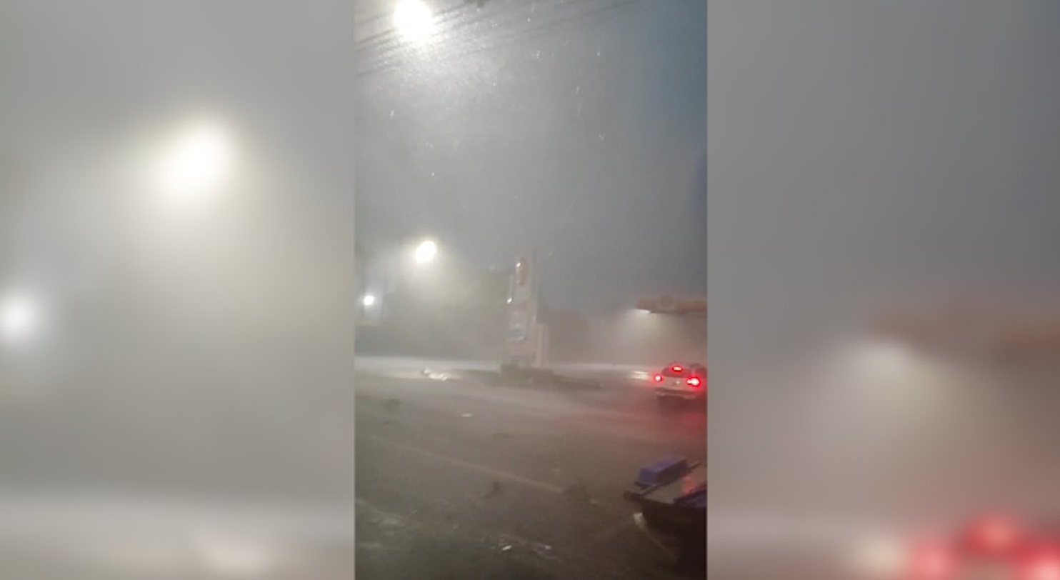 Após tempestades, Cascavel é tomada pela neblina durante madrugada