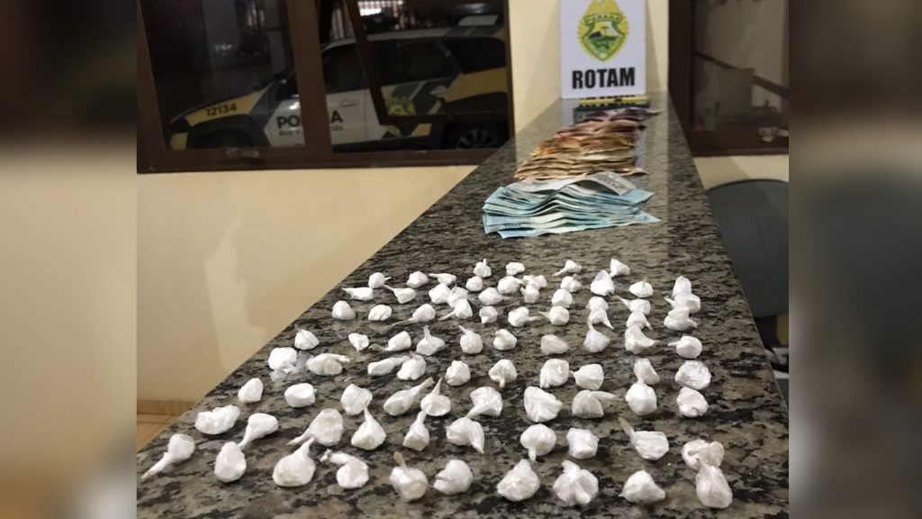 Menores são apreendidos com cocaína durante ação da Rotam em Boa Vista da Aparecida