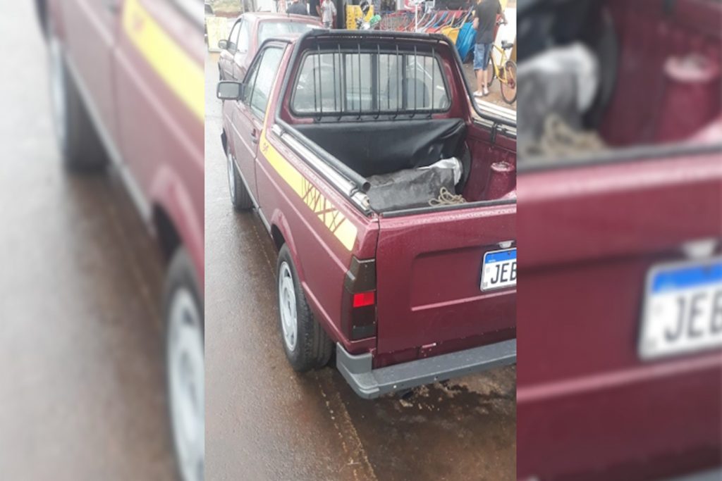 Saveiro placa JEB 4C88 foi furtada no Floresta