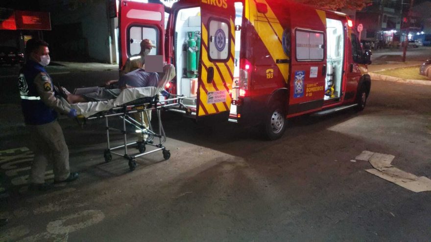 Idoso escorrega, cai e sofre ferimento no crânio no Periolo