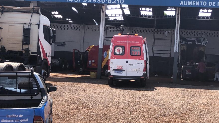 Telhado cede e trabalhador fica em estado gravíssimo ao sofrer queda de seis metros