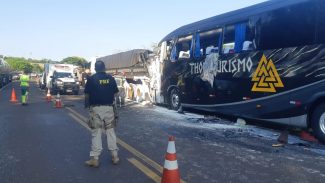 Ônibus envolvido acidente estava transportando grupo de escotismo que viajava para Santa Helena