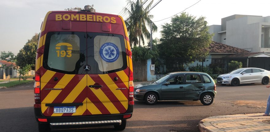 Gestante fica ferida em acidente na Rua Osvaldo Cruz no Neva