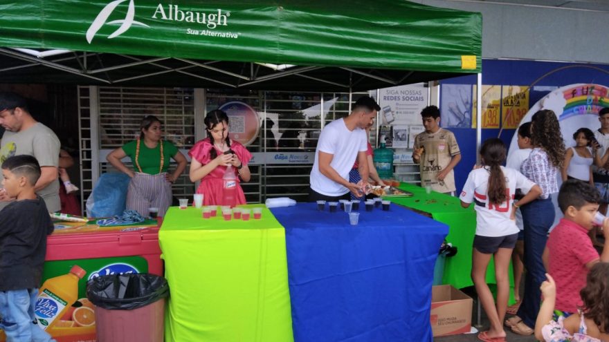 Mais de 300 crianças participam de evento solidário no XIV de Novembro