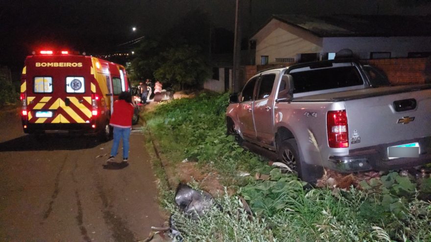 Acidente entre carros é registrado na esquina das ruas Kamayuras e Apinajés