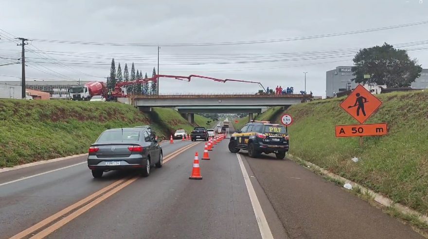 Concretagem do segundo viaduto do Carelli é realizada nesta sexta