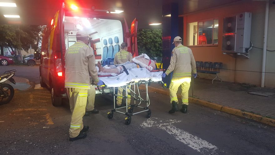 Idoso sofre múltiplas fraturas em acidente na PR-180 em Juvinópolis
